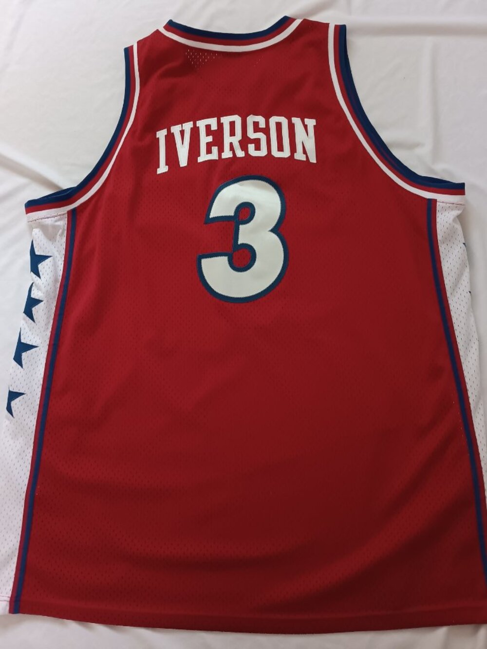 Allen Iverson Philadelphia 76ers Jersey Nike NBA 1977 Retro Jersey 3XL